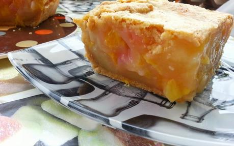 Tarta de ciruelas vegana