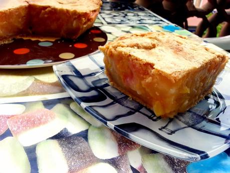 Tarta de ciruelas vegana