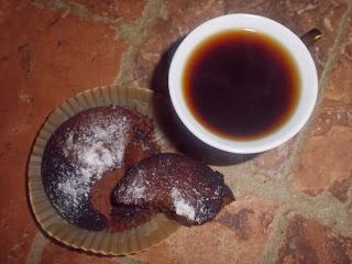 muffins de chocolate