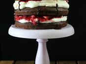 Naked cake chocolate frutas rojas. Reto "Alfabeto Dulce"