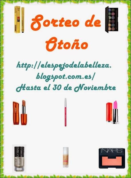 ¡Sorteo de Otoño!.Benefit, Nars, Sleek, Catrice, Essence, Maybeline, Yves Saint Laurent...