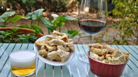 Sanísimas cortezas de bacalao y... ¡una delicia!