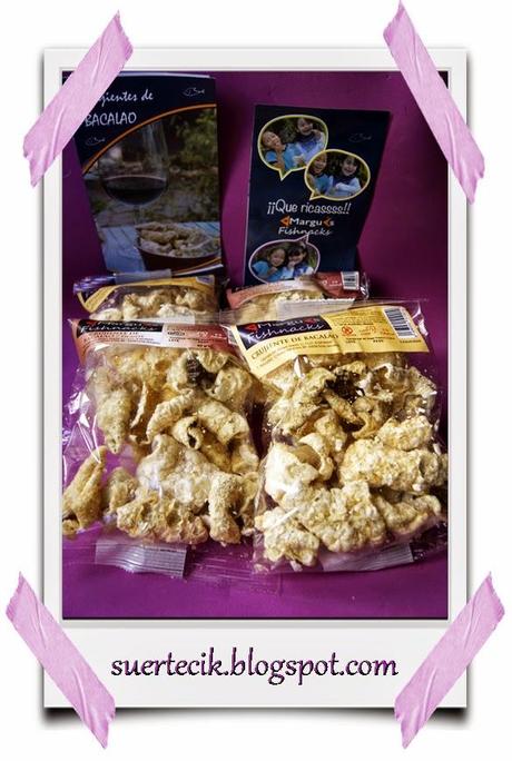 Sanísimas cortezas de bacalao y... ¡una delicia!