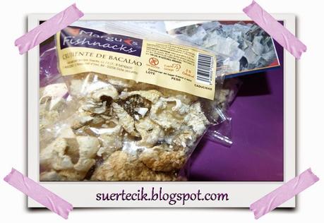 Sanísimas cortezas de bacalao y... ¡una delicia!