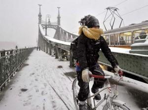 TORMENTA DE NIEVE EN BUDAPEST