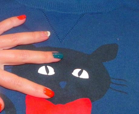 Me parece haber visto un lindo gatito (Manicura)