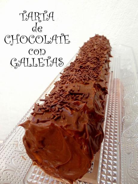 Tarta de Galletas con Chocolate