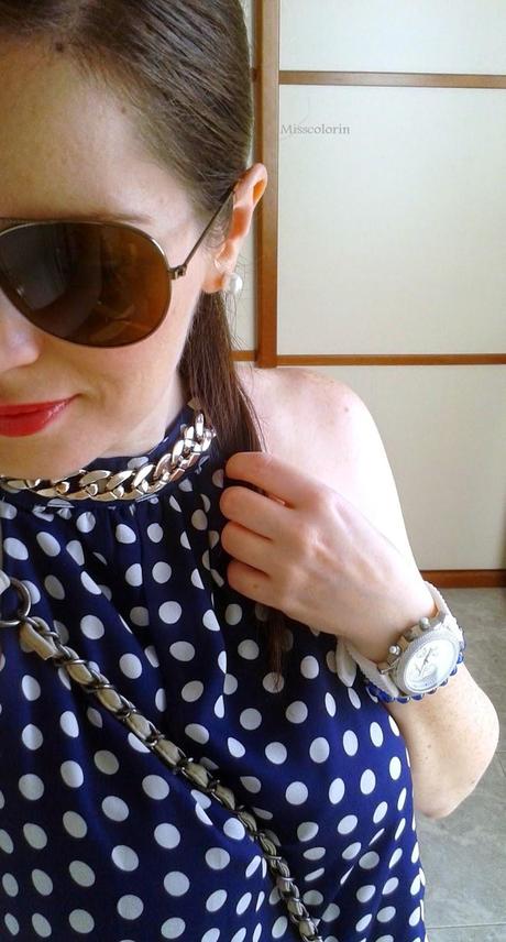 Outfit: Mono de lunares