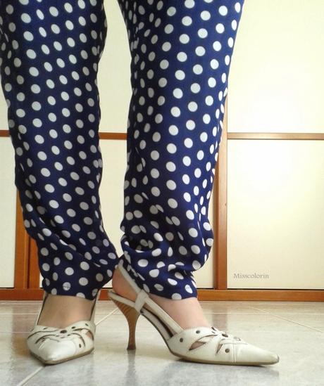 Outfit: Mono de lunares