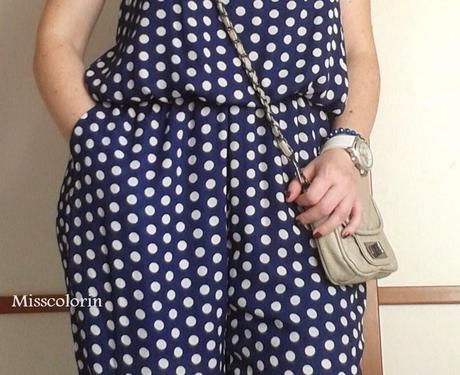 Outfit: Mono de lunares