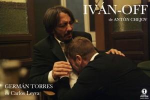 Germán Torres en el papel de Carlos Leyva en Iván-Off. Fotógrafo: Jesús Ugalde.