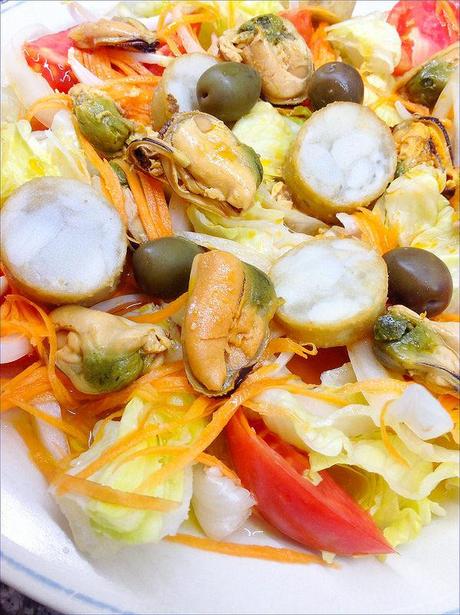 ENSALADA DE MEJILLONES Y HUEVAS 2