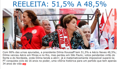 Dilma reelecta: las urnas hablaron mejor y más claro que los medios