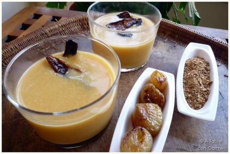 Crema de Calabaza, Boletus y Patata