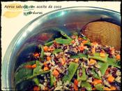 Arroz Salvaje aceite coco! Mmmmmmmmm