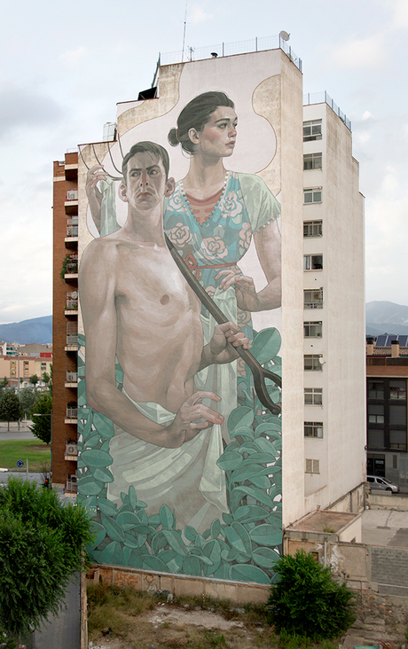 aryz arte urbano urbanart barcelona original diferente pintura