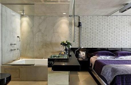 Loft muy masculino con toque industrial Loft muy masculino con toque industrial