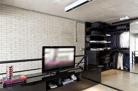 Loft muy masculino con toque industrial Loft muy masculino con toque industrial