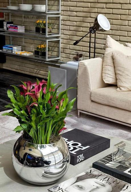 Loft muy masculino con toque industrial Loft muy masculino con toque industrial