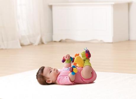 Sonajeros para las muñecas y pies del bebé de Lamaze