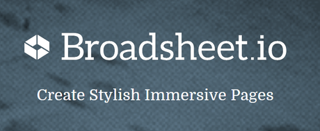 Broadsheet.io. Herramienta para contar historias