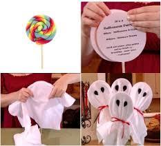 Invitaciones para Halloween piruleta