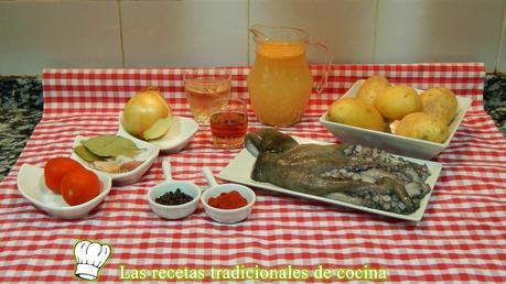 Estofado de pulpo con patatas