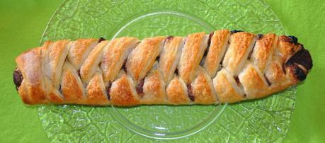 Trenza De Hojaldre Con Crema De Avellanas