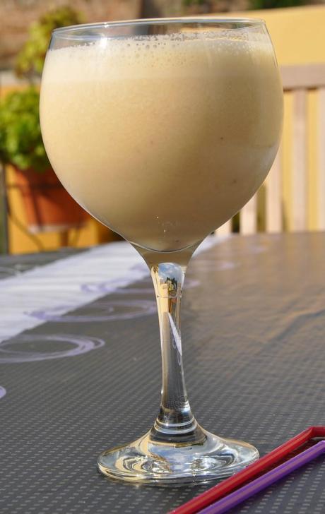 Batido De Melocotón Y Plátano