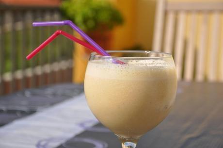 Batido De Melocotón Y Plátano