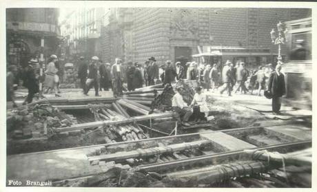 BARCELONA...1924 ,OBRAS DEL GRAN METRO DE LAS RAMBLAS...28-10-2014...!!!