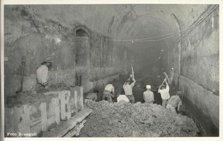 BARCELONA...1924 ,OBRAS DEL GRAN METRO DE LAS RAMBLAS...28-10-2014...!!!