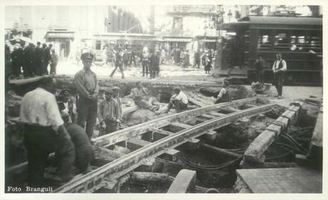 BARCELONA...1924 ,OBRAS DEL GRAN METRO DE LAS RAMBLAS...28-10-2014...!!!