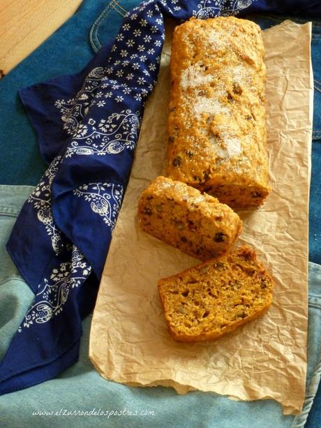 Pastel Integral con Zanahoria y Frutos Secos