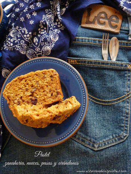 Pastel Integral con Zanahoria y Frutos Secos