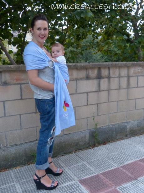 Fular portabebé divaboo