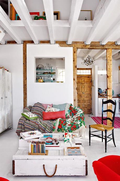 UN ATICO LOFT... TODO COLOR...