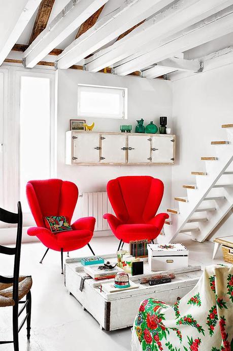 UN ATICO LOFT... TODO COLOR...