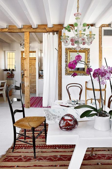 UN ATICO LOFT... TODO COLOR...