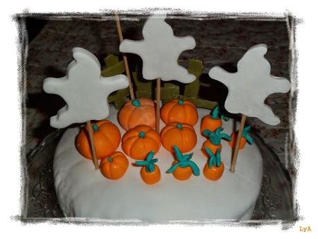 Carrot cake huerto de calabazas de Halloween