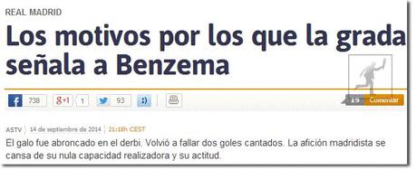 El diario As y Benzema `antes de el clásico´