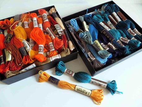 Hilos para bordar a mano II / Handmade embroidery threads II