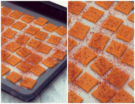 Galletas con pimentón y queso