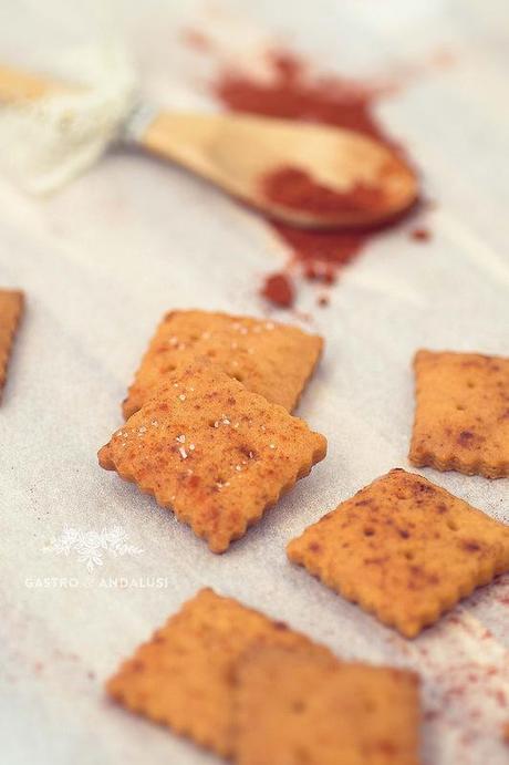Galletas con cheedar y pimentón