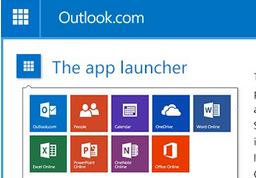 Nuevo launcher de apps en Correo Outlook