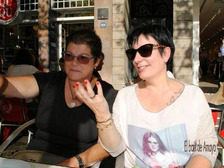 EN BARCELONA CON Mª REYES