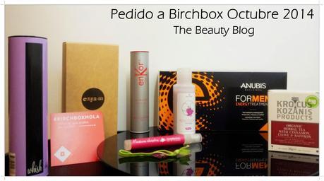 Pedido a la tienda de Birchbox Octubre 2014