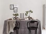 mesa elegante color gris elegant table grey