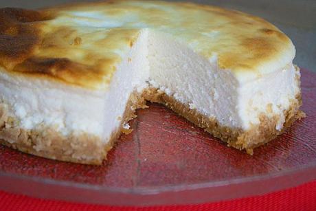 Tarta de Queso Fresco 0%. Baja en Azúcar y Sin una Pizca de Grasa.