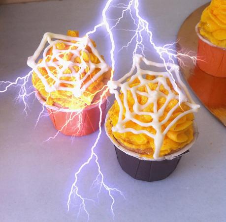 CUPCAKES DE CALABAZA PARA HALLOWEEN